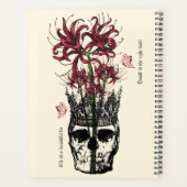 スパイダーリリースカル プランナー手帳 (裏面)