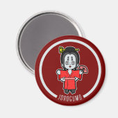 スパイダーレディーヨログモ | 妖怪日本の マグネット (正面/裏面)