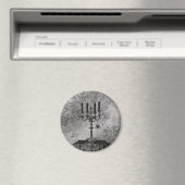 スパイダー付きゴシック風ろうそく立て，ハロウィーン マグネット (インサイチュ (食洗機))