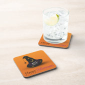 スパイダー付きハロウィーン魔女ハット コースター (右側)