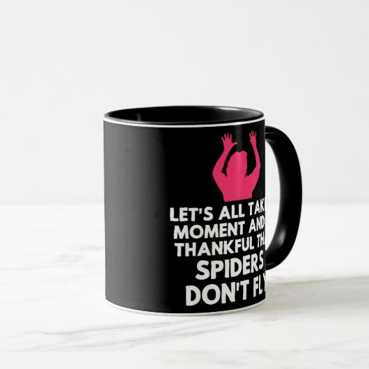 スパイダー皮肉おもしろい皮肉ユーモアミームジョーク マグカップ (正面右)