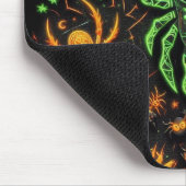 スパイダー稲妻グリーンマウスパッド マウスパッド (コーナー)