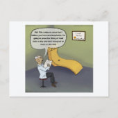 スパイダー精神病患おもしろい者漫画 ポストカード (正面)