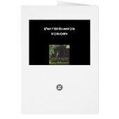 スパイダー&くもの巣ハロウィーンカード (裏面)