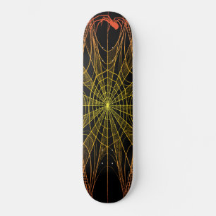 スパイダー&くもの巣 スケートボード