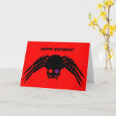 スパイダー カード (黄色い花)