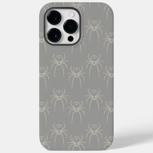スパイダー – 幽霊グレーとボーンホワイト Case-Mate iPhoneケース (裏面)