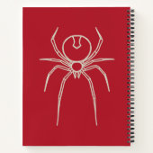 スパイダー – 血の赤と骨の白 ノートブック (裏面)