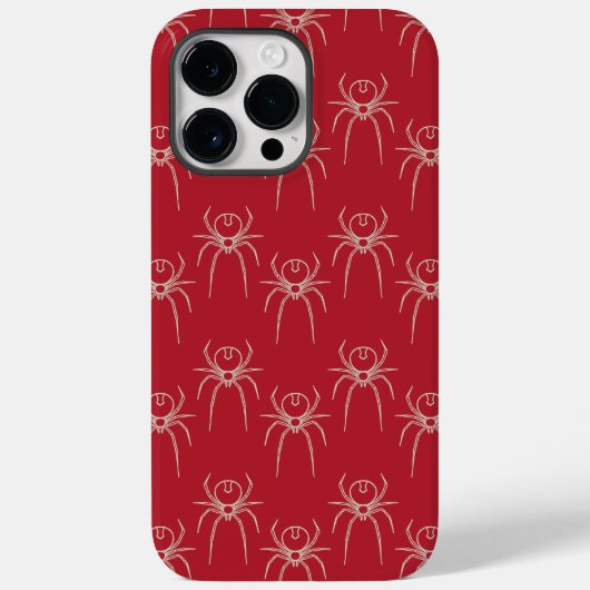 スパイダー – 血の赤と骨の白 Case-Mate iPhoneケース (裏面)