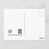 スパイダーDIYはがき付き霧の多い秋の庭 ポストカード (裏面)