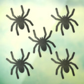 スパイダ不気味ウインドウクリング – 大 ウィンドウサイン (シート3)