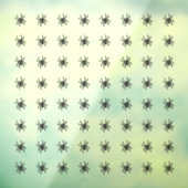 スパイダ不気味ウインドウクリング – 小 ウィンドウサイン (シート3)