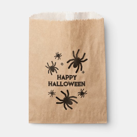 スパイダ不気味ハッピーハローウィン フェイバーバッグ (正面)