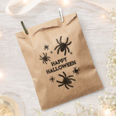 スパイダ不気味ハッピーハローウィン フェイバーバッグ (クリップ留めされた状態)