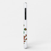 スパイダ中国のク菊 – 深い赤 Case-Mate iPhoneケース (裏面/左)