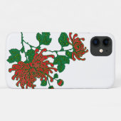 スパイダ中国のク菊 – 深い赤 Case-Mate iPhoneケース (裏面(横))