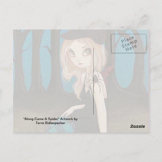 スパイダ来に沿った – はがき (裏面)