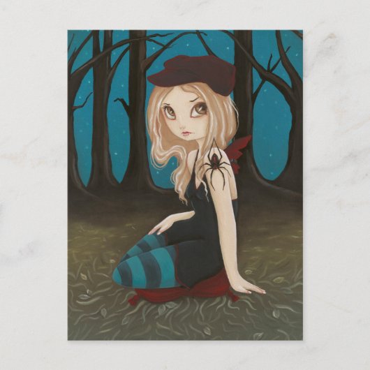 スパイダ来に沿った – はがき (正面)