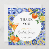 スパイッツ メディテレニアン アーチ ブライズシャワー サンキューカード (正面)