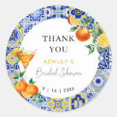 スパイッツ メディテレニアン アーチ ブライズシャワー ラウンドシール (正面)