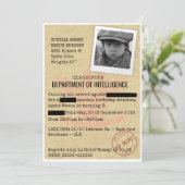 スパイバースデーパーティー 招待状 (スタンド正面)