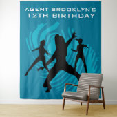 スパイパーソナライズされたパーティー指紋タペストリー タペストリー (インサイチュ)