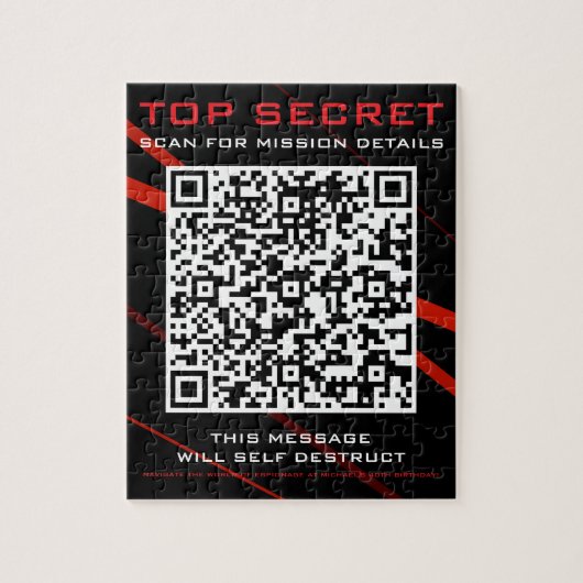 スパイパーティの招待状 ジグソーパズル (縦)