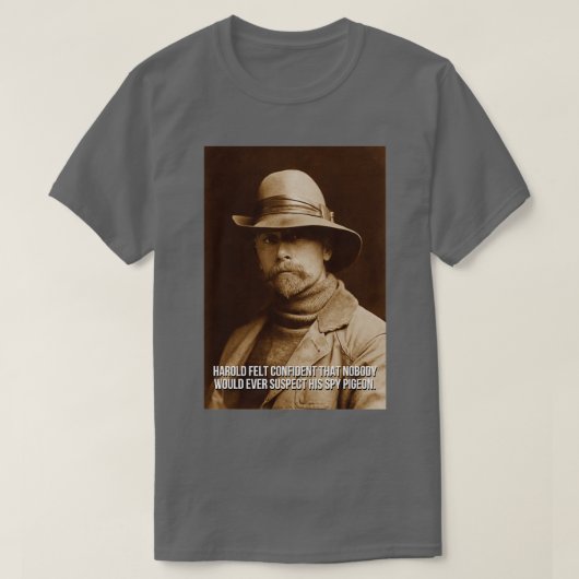 スパイピジョン1 Tシャツ (デザイン正面)