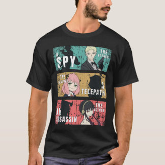 スパイファミリー Forger Family ポップアート Tシャツ