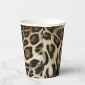 スパイフヒョウ斑点レザーグレインルック 紙コップ (右)