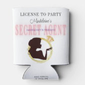 スパイライセンスパーティー ブライズメイド 旅行計画 缶クーラー (裏面)