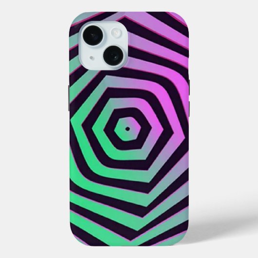 スパイラカラフルルデザイン Case-Mate iPhoneケース (裏面)