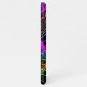 スパイラカラフルルライト、DIY名ホワイト、あなたのロゴ iPhoneケース (左側)