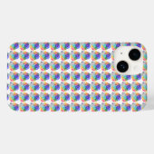 スパイラカラフルル型電話ケース Case-Mate iPhoneケース (裏面 (横))