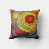 スパイラカラフルル・ア絵画クリルのパステルアート クッション (裏面)