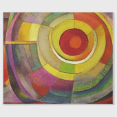 スパイラカラフルル – 抽象芸術パステルアート ラッピングペーパー (フラット)