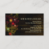 スパイラスタイリッシュル木マッサージセラピー 名刺 (裏面)