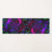 スパイラトリップ（幻覚体験）のようなル・ネオン ヨガマット (正面(横))