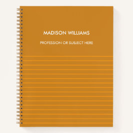 スパイラパーソナライズされたル名前をカスタムする付きノートブック ノートブック