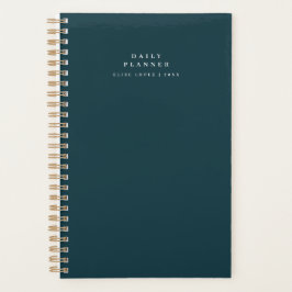 スパイラミニマルルティール（緑がかった色）毎日プランナー プランナー手帳