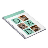スパイラモダンル写真ノートブック – 5-Photo Collage ノートブック (右側)
