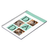 スパイラモダンル写真ノートブック – 5-Photo Collage ノートブック (左側)