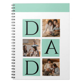 スパイラモダンル写真ノートブック – 5-Photo Collage ノートブック