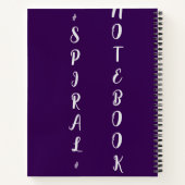 「スパイラルの記憶」「スナップ&落書き」「ツイスト」 ノートブック (裏面)