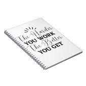 スパイラルやる気を起こさせるフォトノートブック ノートブック (右側)