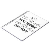 スパイラルやる気を起こさせるフォトノートブック ノートブック (左側)