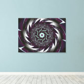 スパイラルアートストレッチキャンバス印刷 キャンバスプリント (インサイチュ (ウッドフロア))