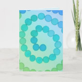 スパイラルアート勇気付けられる カード (正面)