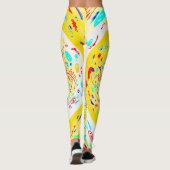 スパイラルイエロー レギンス (裏面)