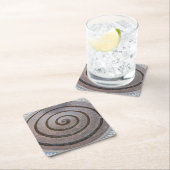 スパイラルウォーターファウンテン – ドイツ，ケルン – Coaster スクエアペーパーコースター (インサイチュ)